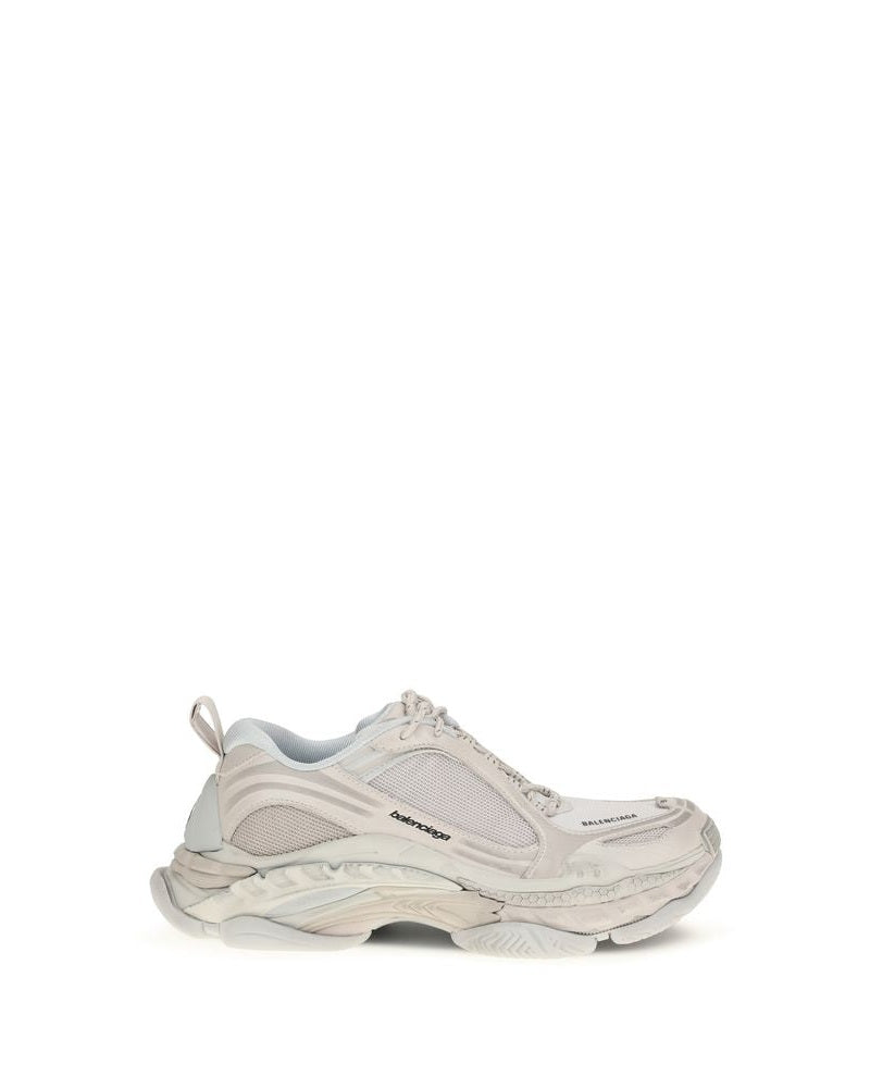 Balenciaga White Polyurethane Chunky Sneakers Glam Steals