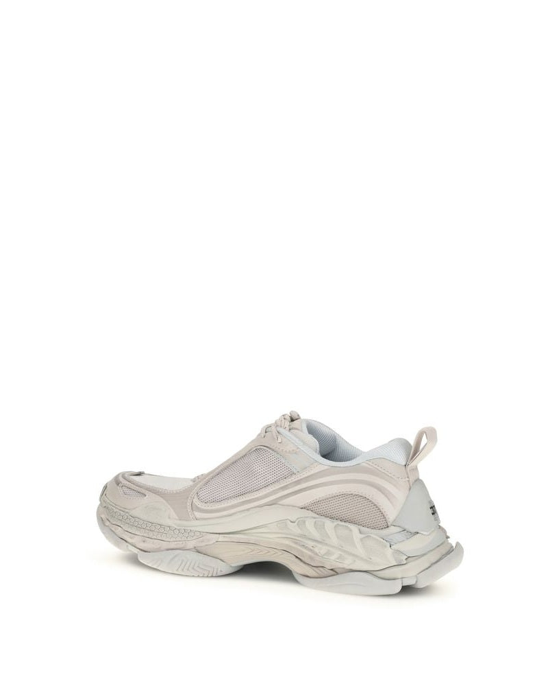 Balenciaga White Polyurethane Chunky Sneakers Glam Steals