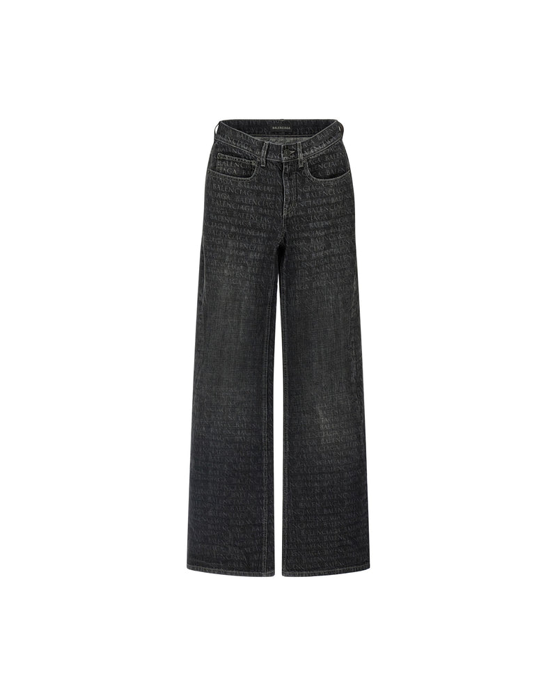 Balenciaga Wide Leg Jeans Jeans