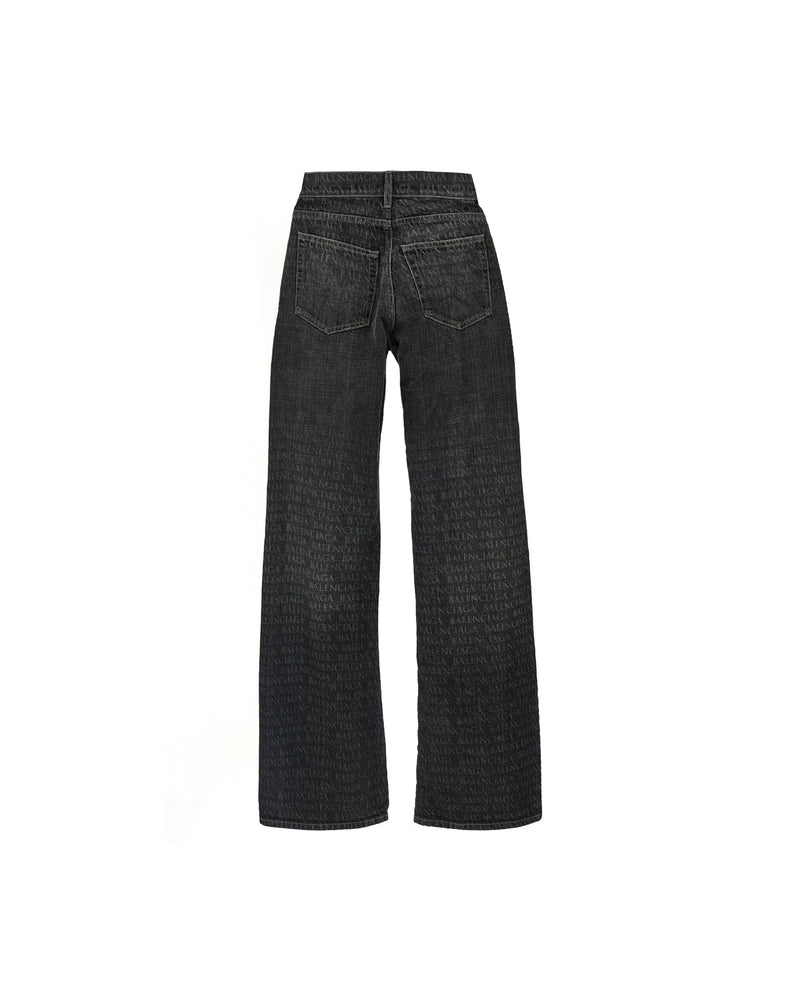 Balenciaga Wide Leg Jeans Jeans