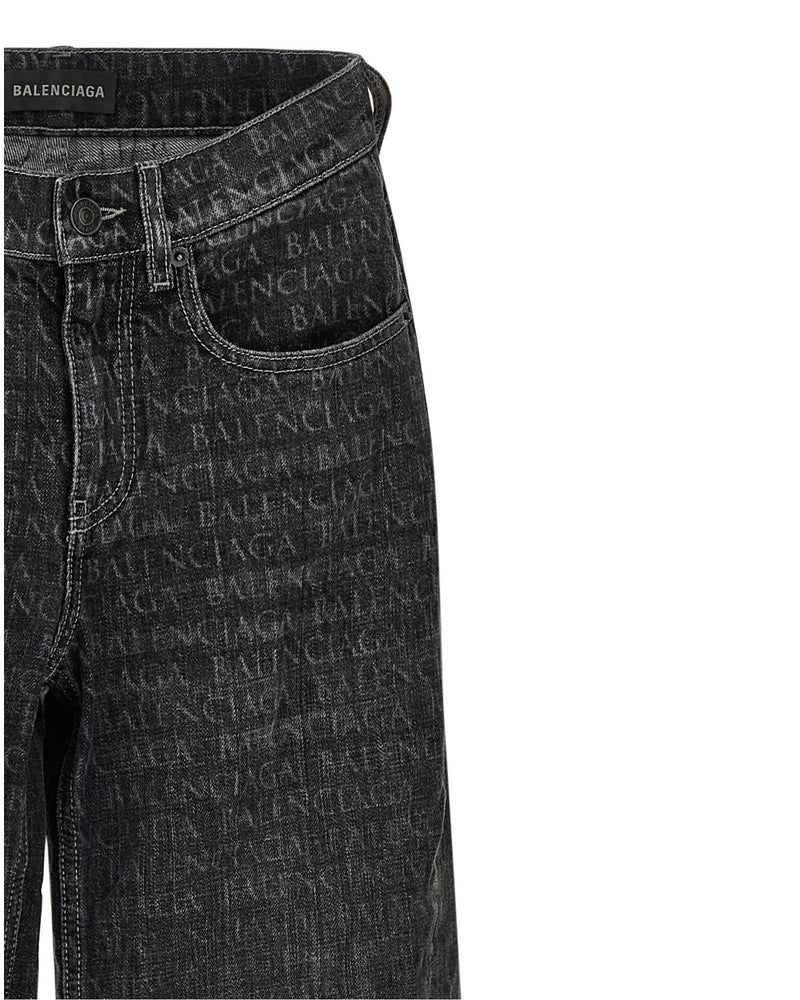 Balenciaga Wide Leg Jeans Jeans