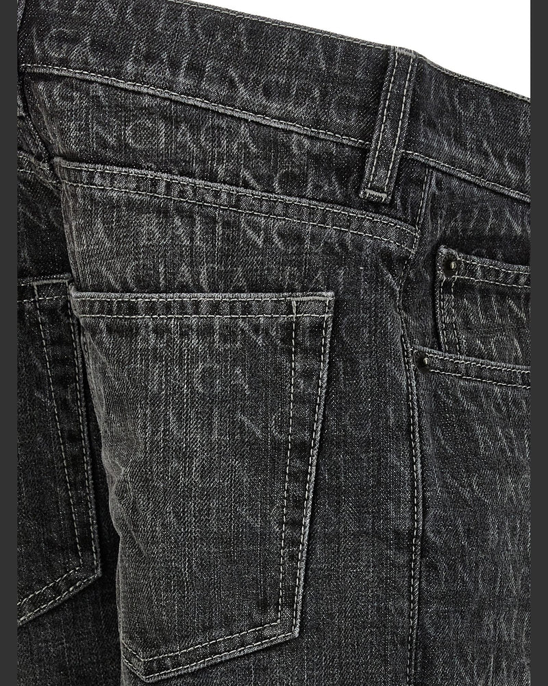Balenciaga Wide Leg Jeans Jeans
