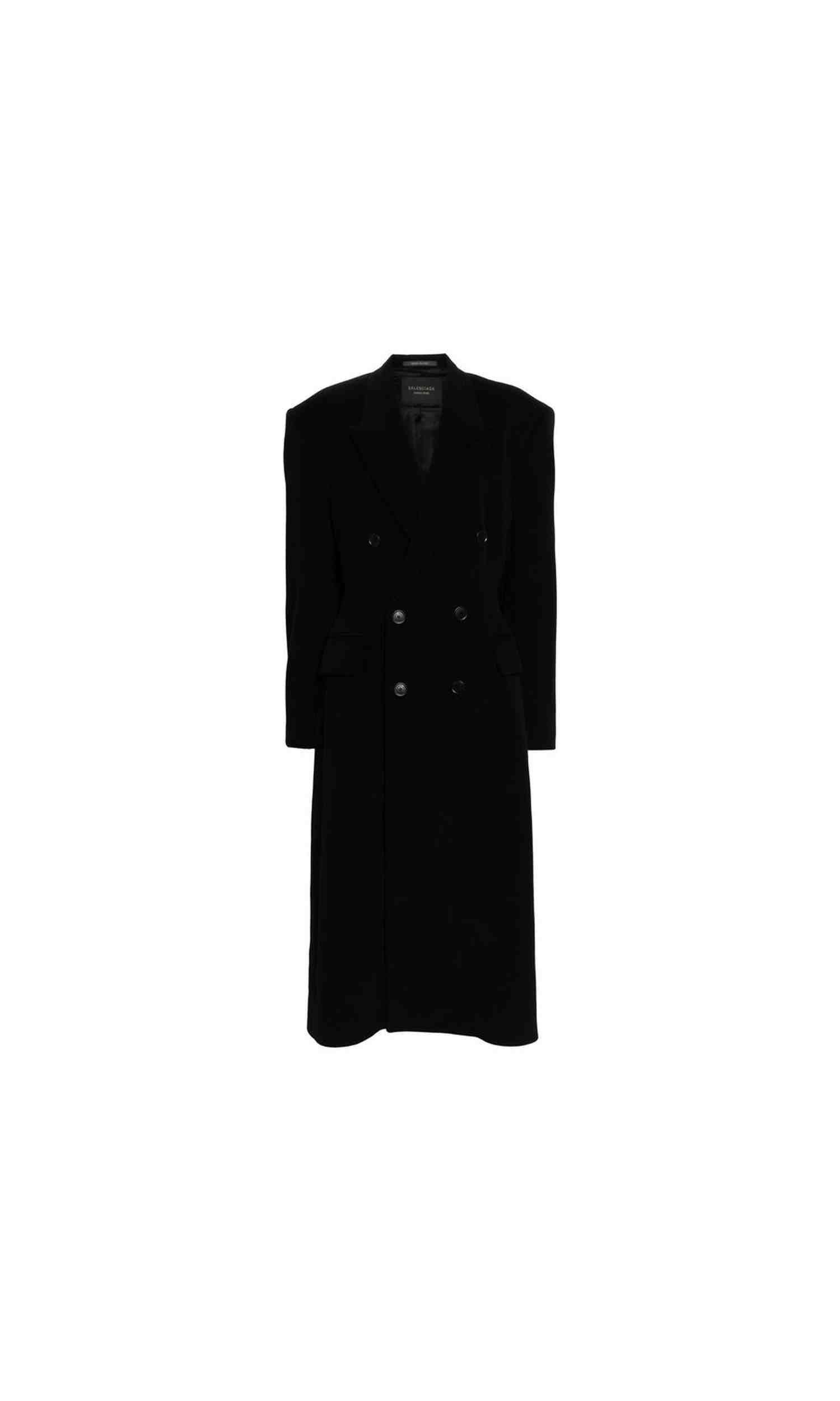 Balenciaga Wool Cashmere And Cinched Coat Glam Steals