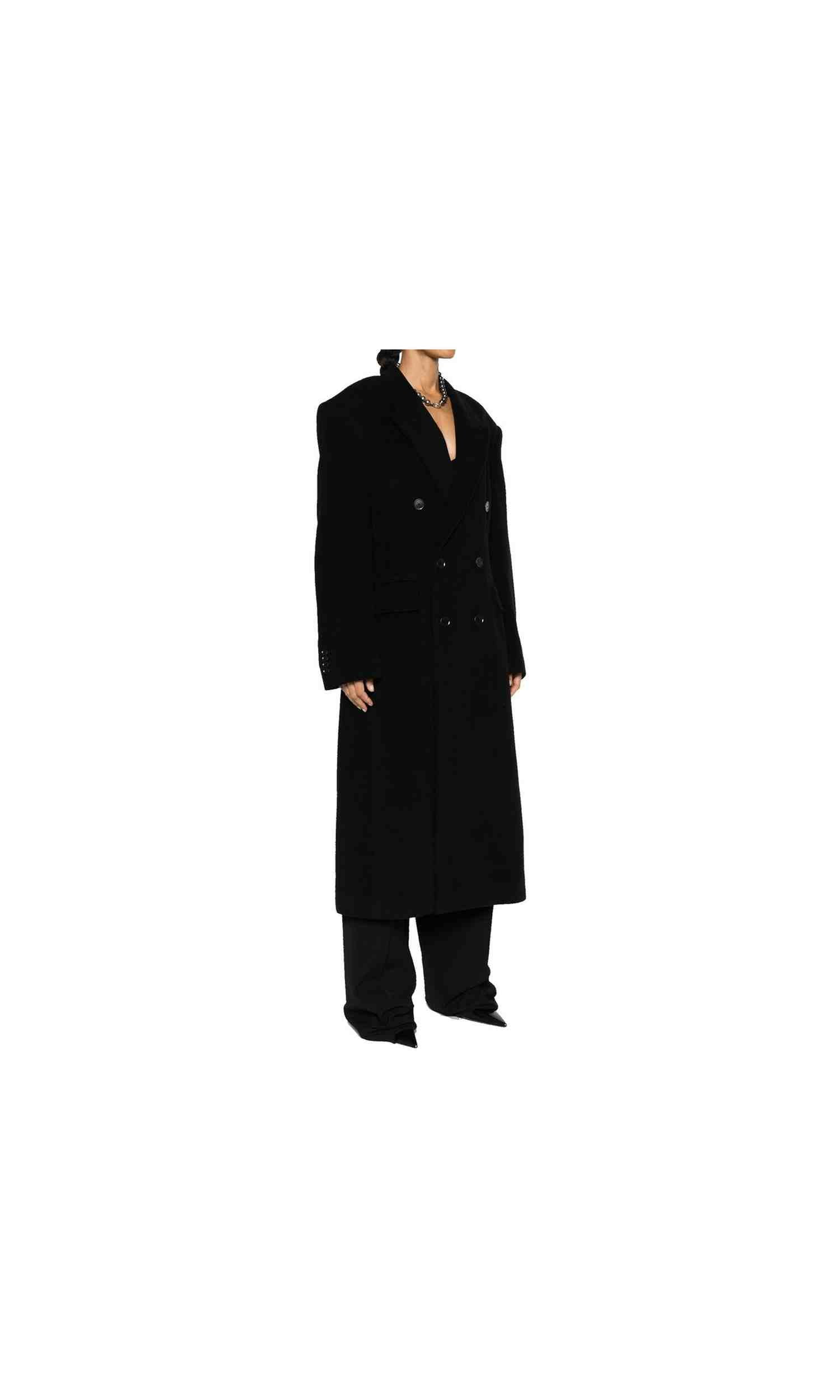 Balenciaga Wool Cashmere And Cinched Coat Glam Steals