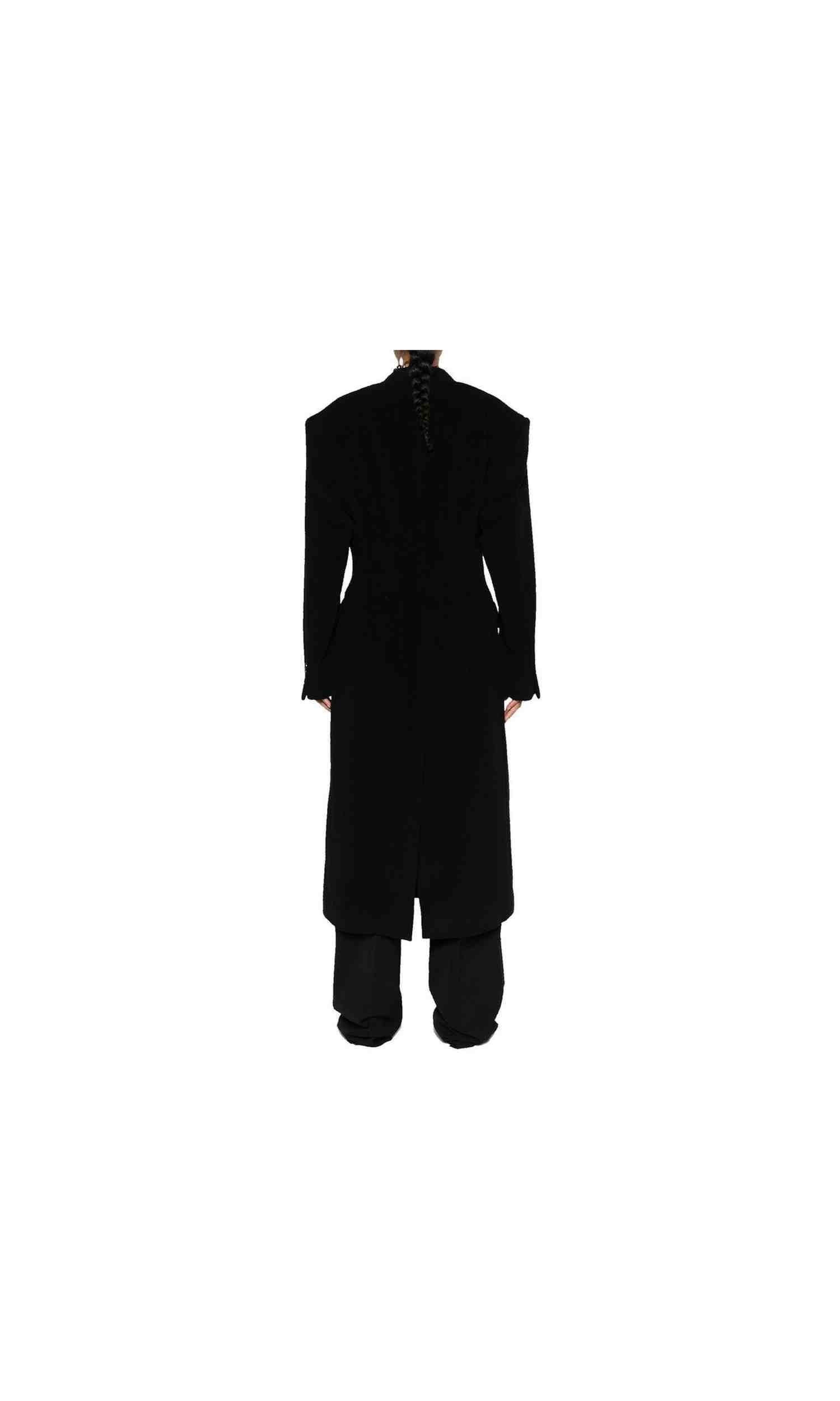 Balenciaga Wool Cashmere And Cinched Coat Glam Steals