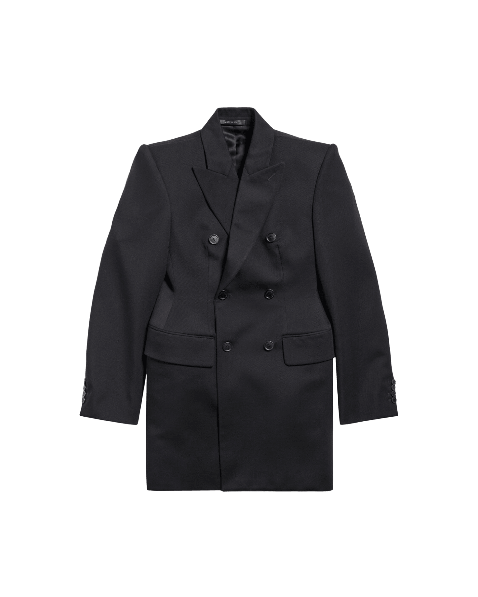 Balenciaga Wool Hourglass Virgin Double Breasted Blazer Glam Steals