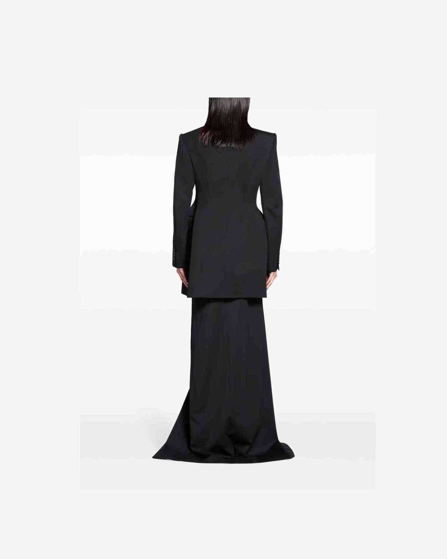 Balenciaga Wool Hourglass Virgin Double Breasted Blazer Glam Steals