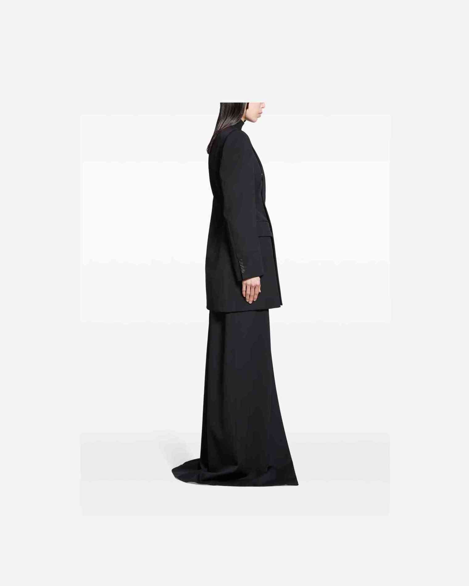 Balenciaga Wool Hourglass Virgin Double Breasted Blazer Glam Steals
