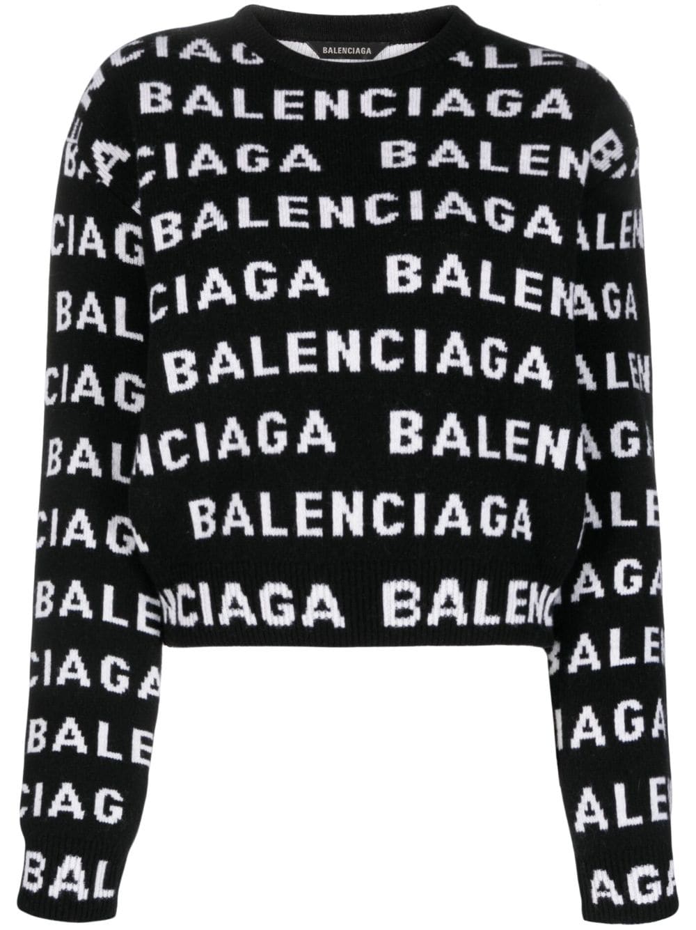 Balenciaga Wool Logo Sweater Glam Steals
