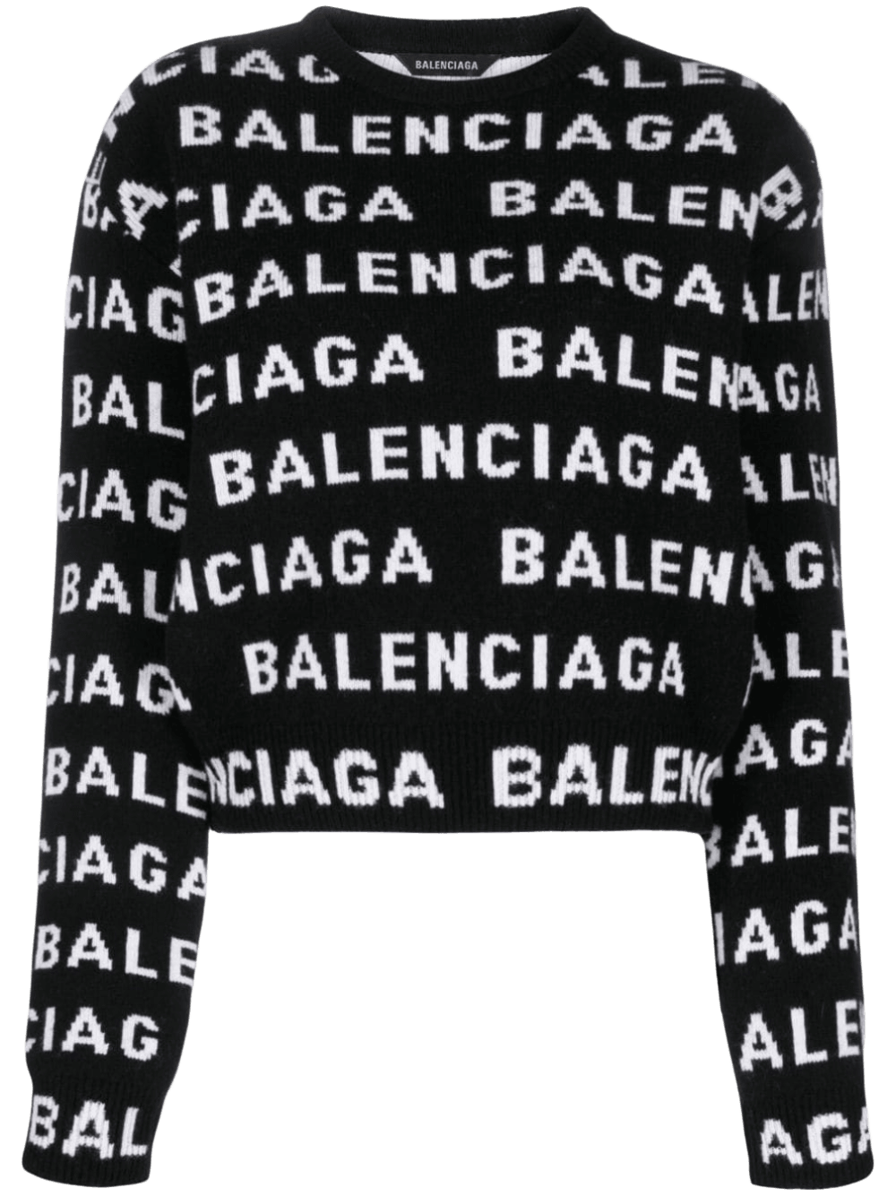 Balenciaga Wool Logo Sweater Glam Steals