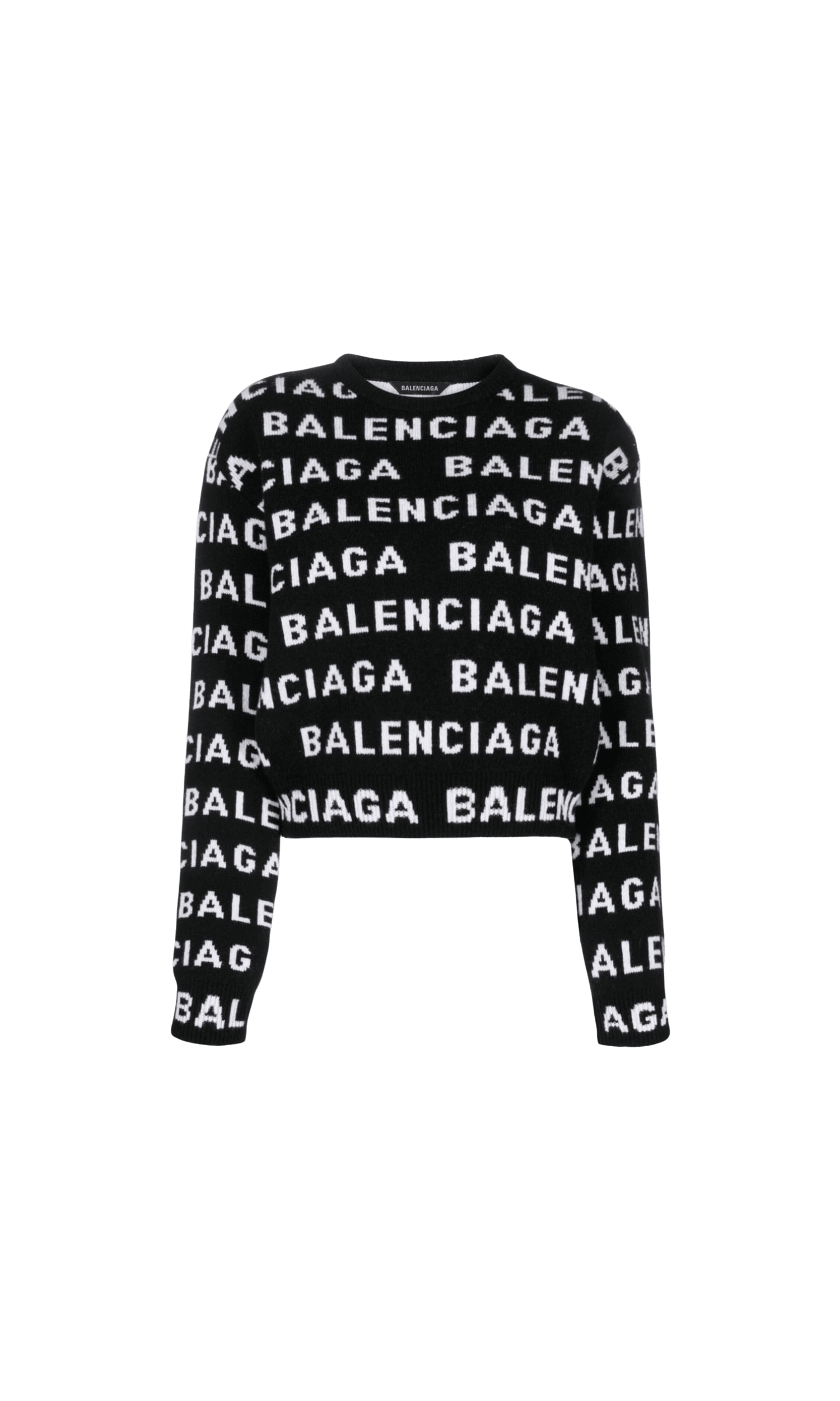 Balenciaga Wool Logo Sweater Glam Steals
