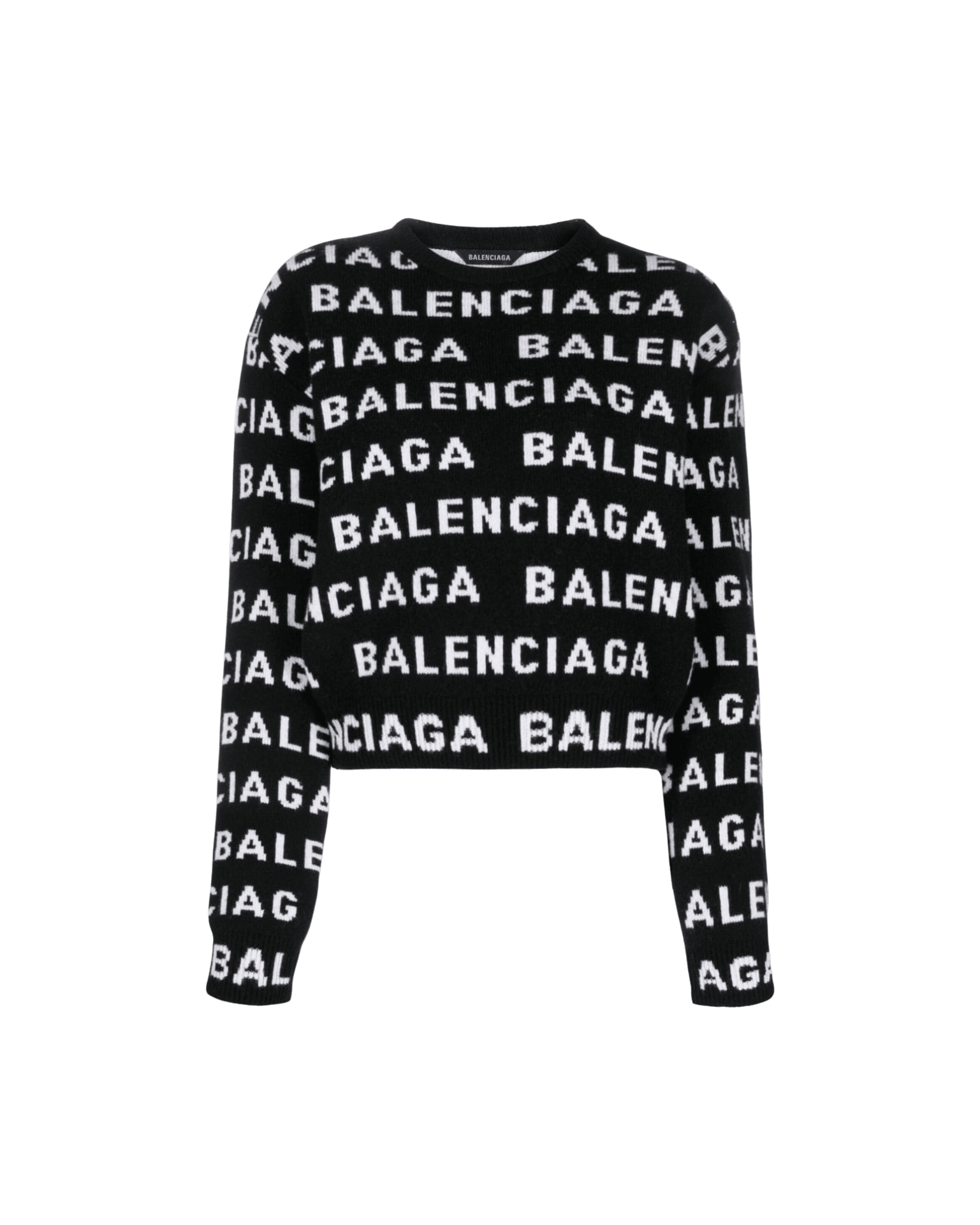 Balenciaga Wool Logo Sweater Glam Steals