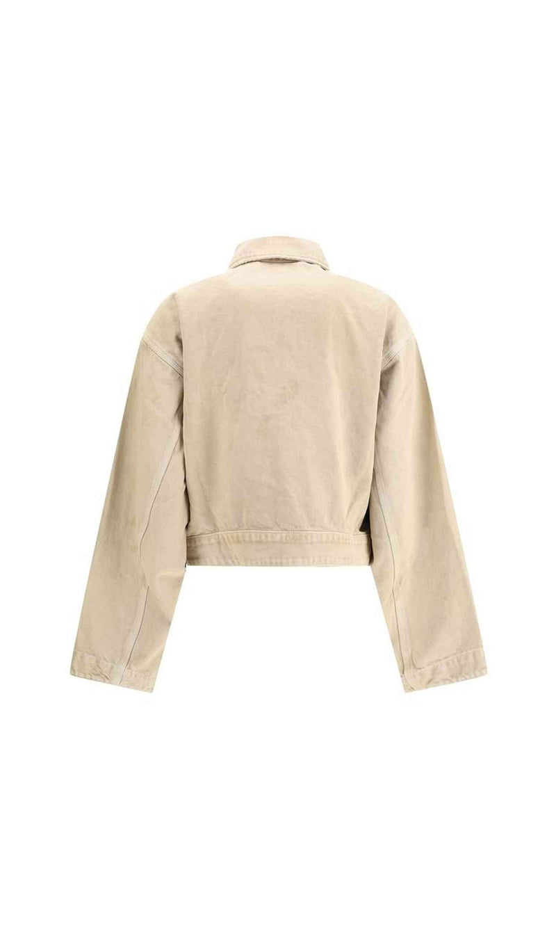 Balenciaga Workwear Crop Jacket Glam Steals