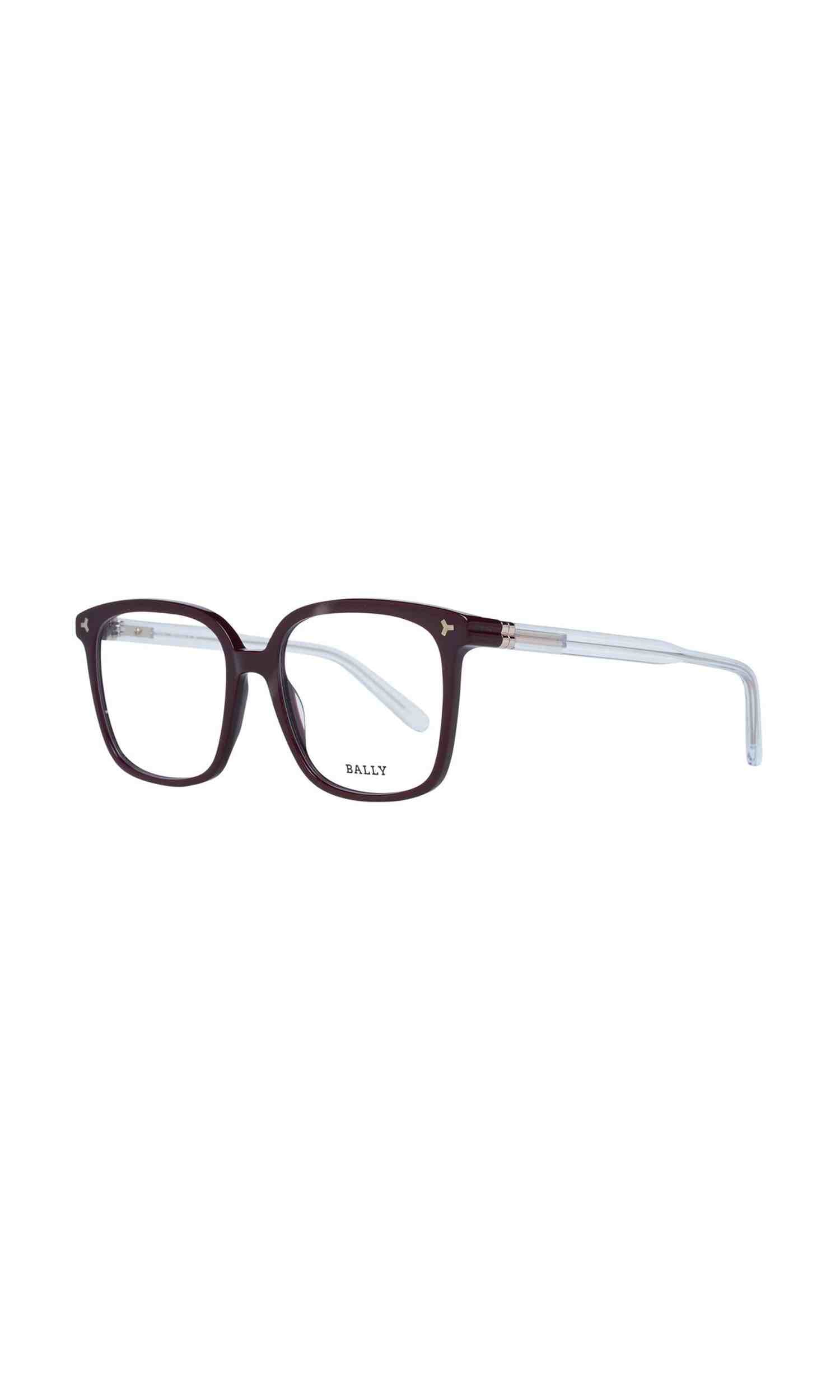 Bally Burgundy Women Optical Frame Glam Steals