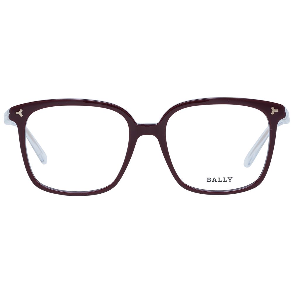 Bally Burgundy Women Optical Frame Glam Steals