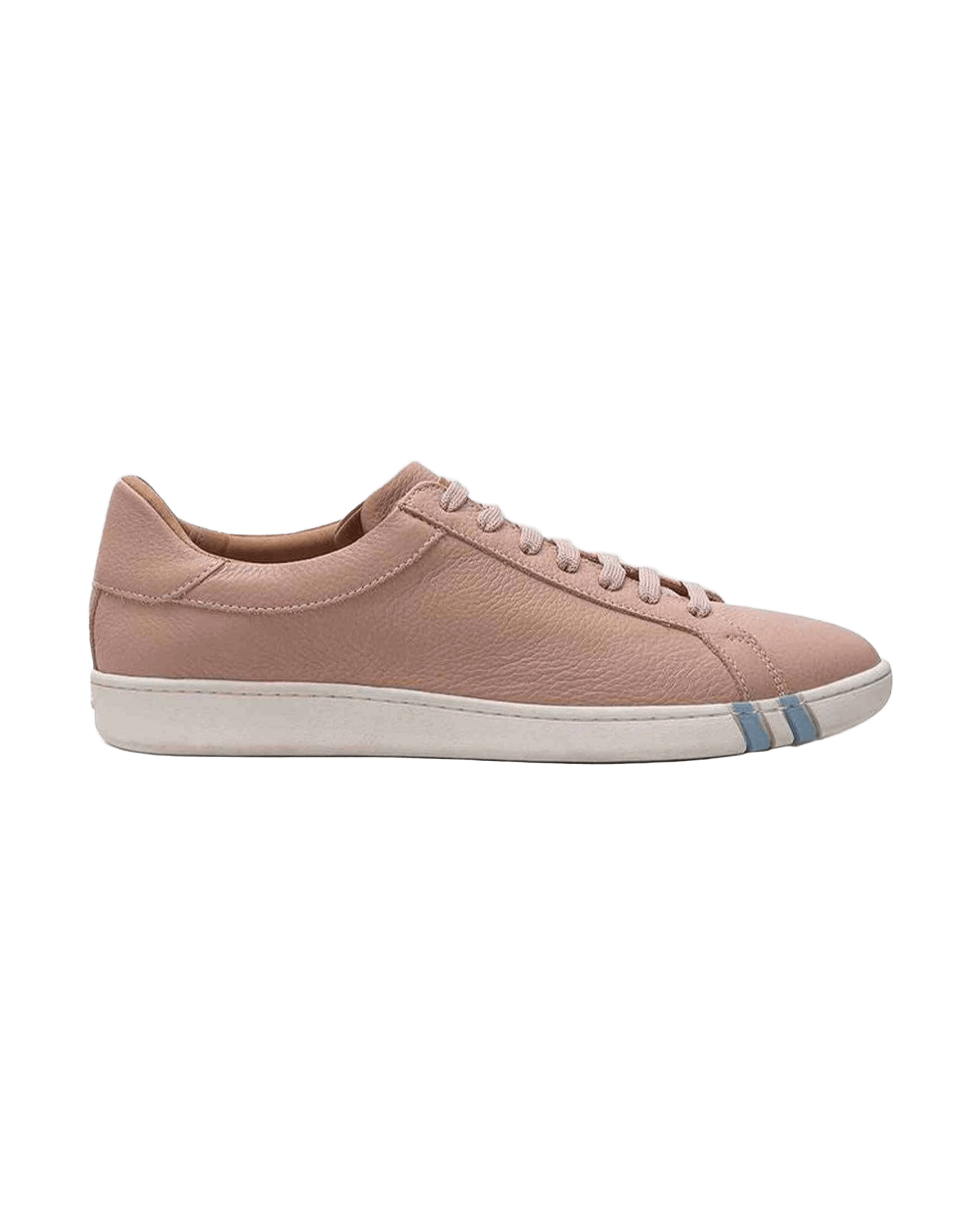 Bally Elegant Leather Pink Sneakers Glam Steals