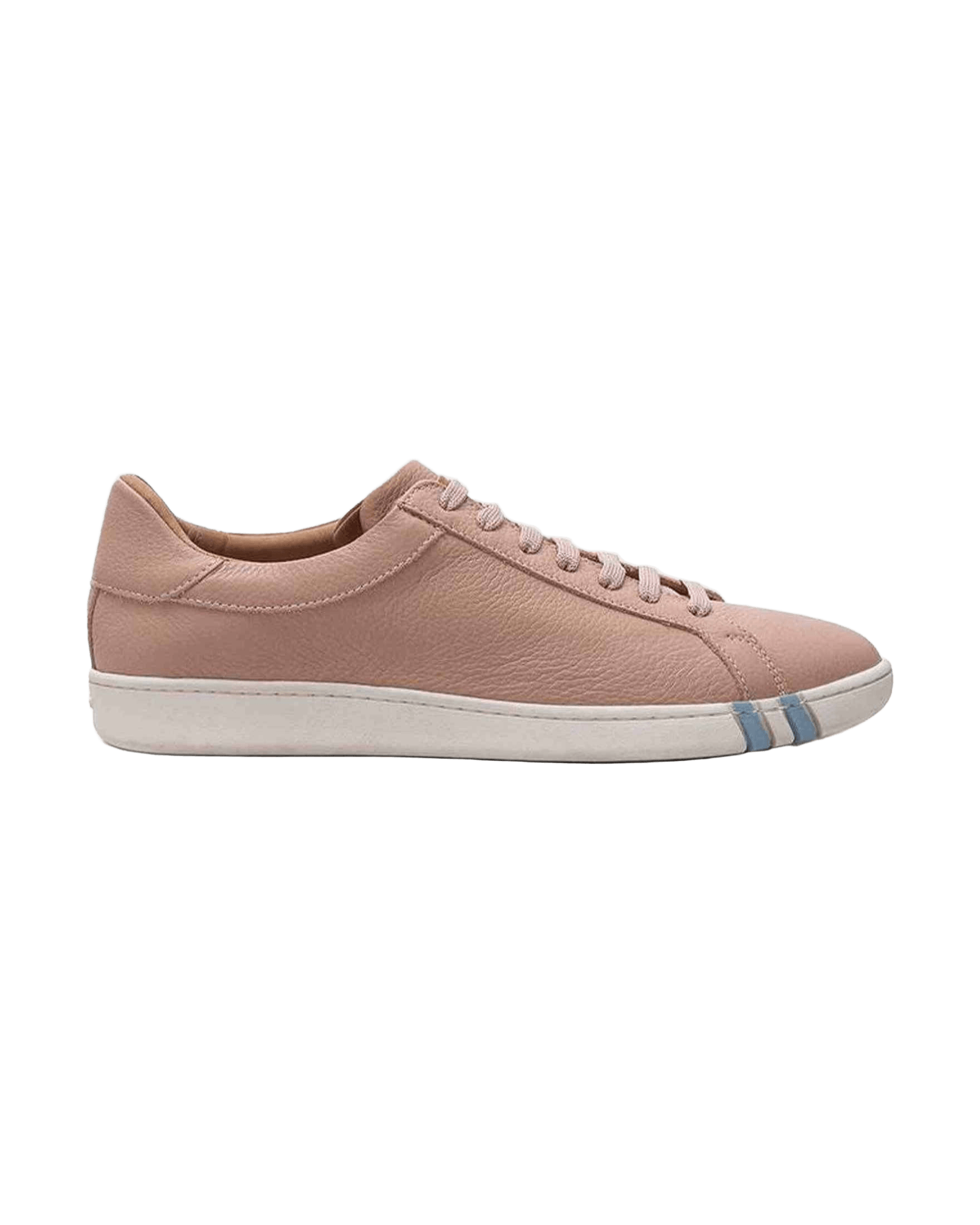 Bally Elegant Leather Pink Sneakers Glam Steals