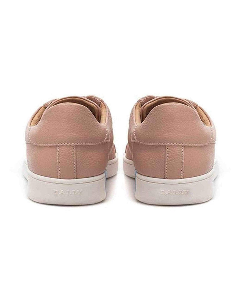 Bally Elegant Leather Pink Sneakers Glam Steals