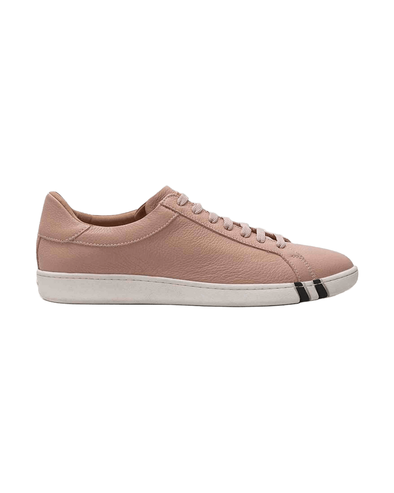 Bally Elegant Pink Leather Sneakers For Women Glam Steals