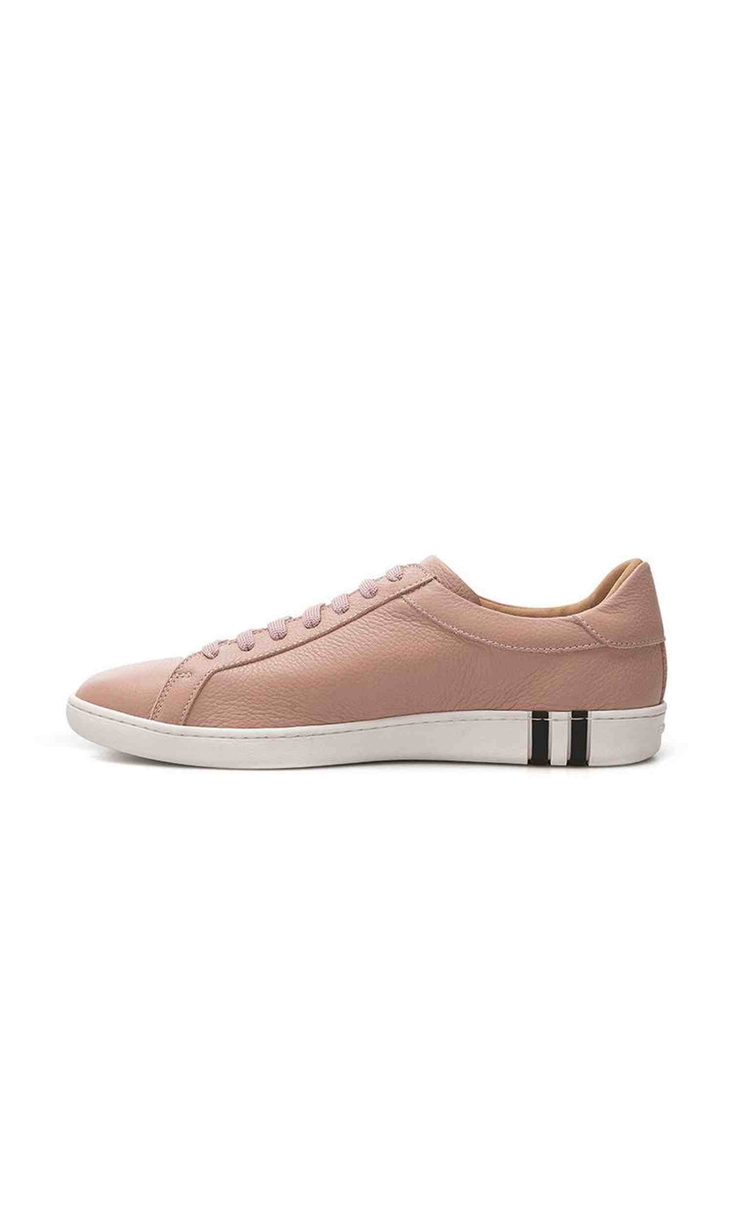 Bally Elegant Leather Sneakers For Pink Women Glam Steals