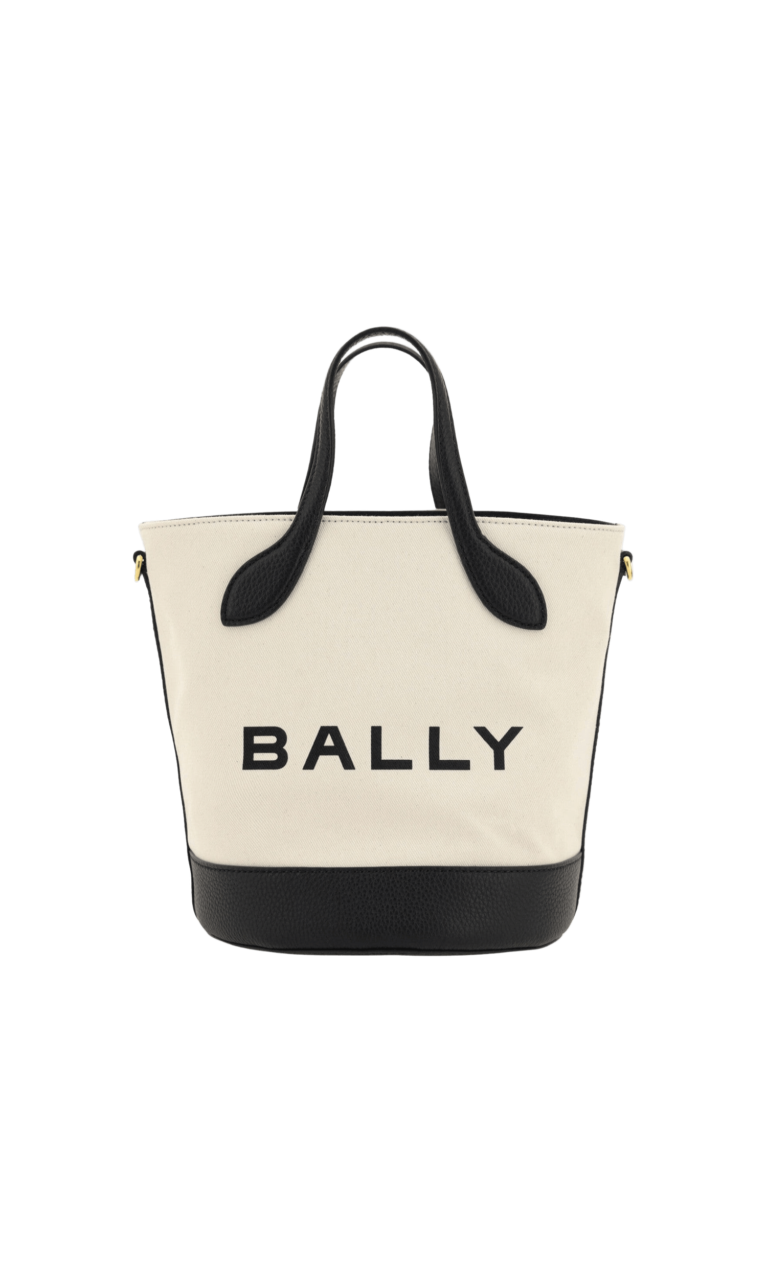 Bally Elegant Monogram Bucket Bag In Black White Glam Steals