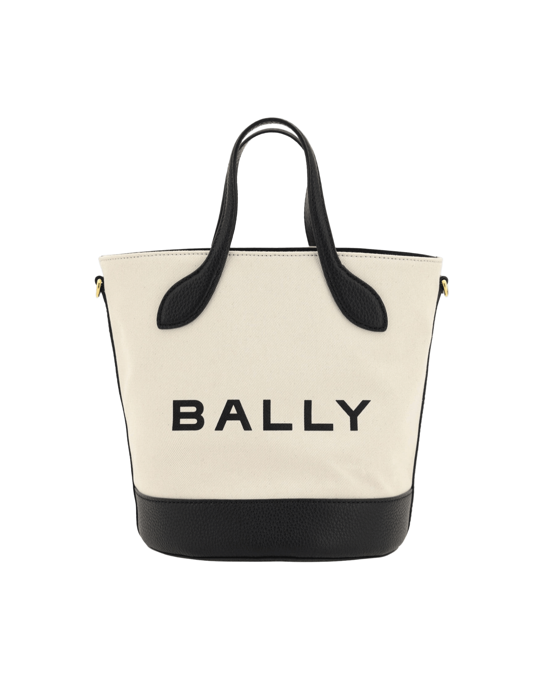 Bally Elegant Monogram Bucket Bag In Black White Glam Steals