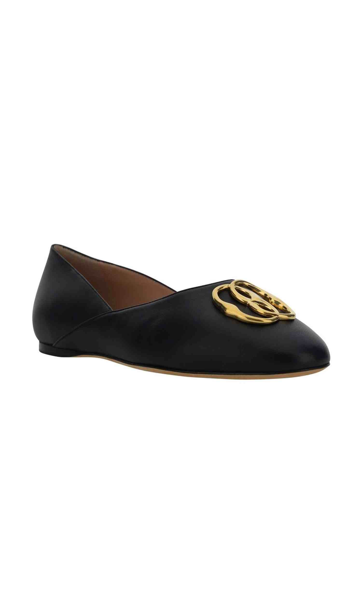Bally Leather Ballerina Flats Glam Steals
