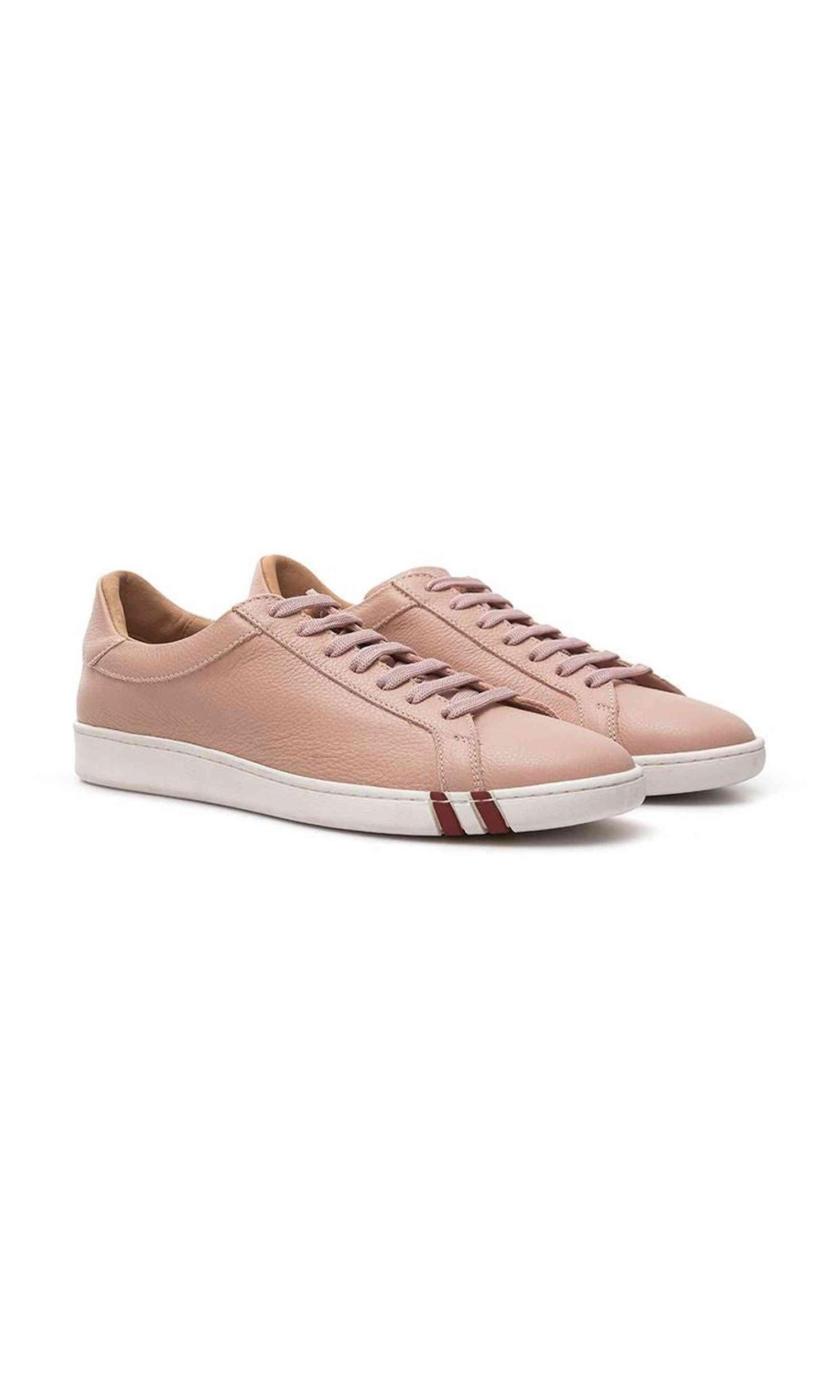 Bally Leather Pink Sneaker Glam Steals