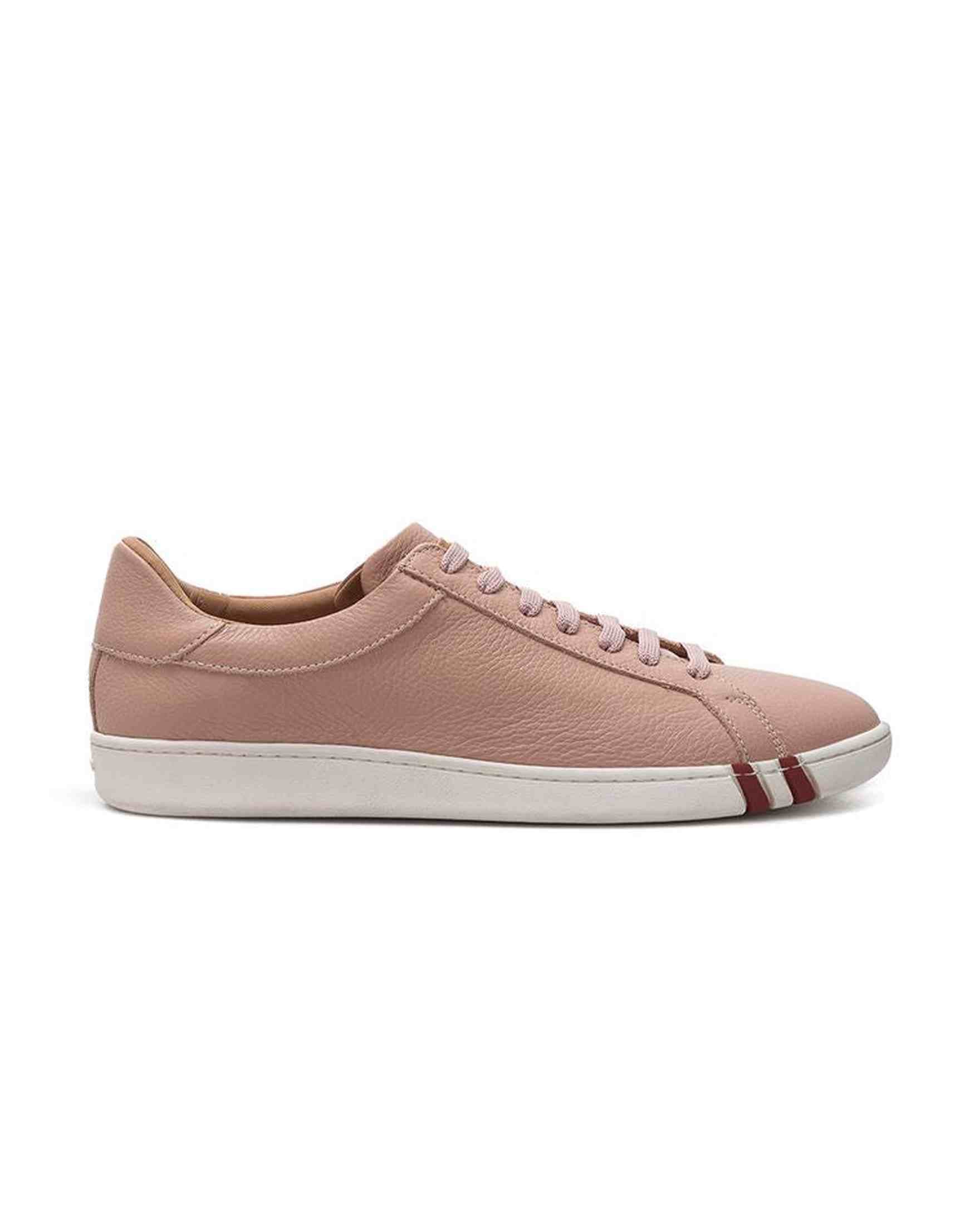 Bally Leather Pink Sneaker Glam Steals