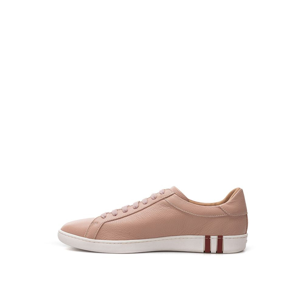 Bally Leather Pink Sneaker Glam Steals