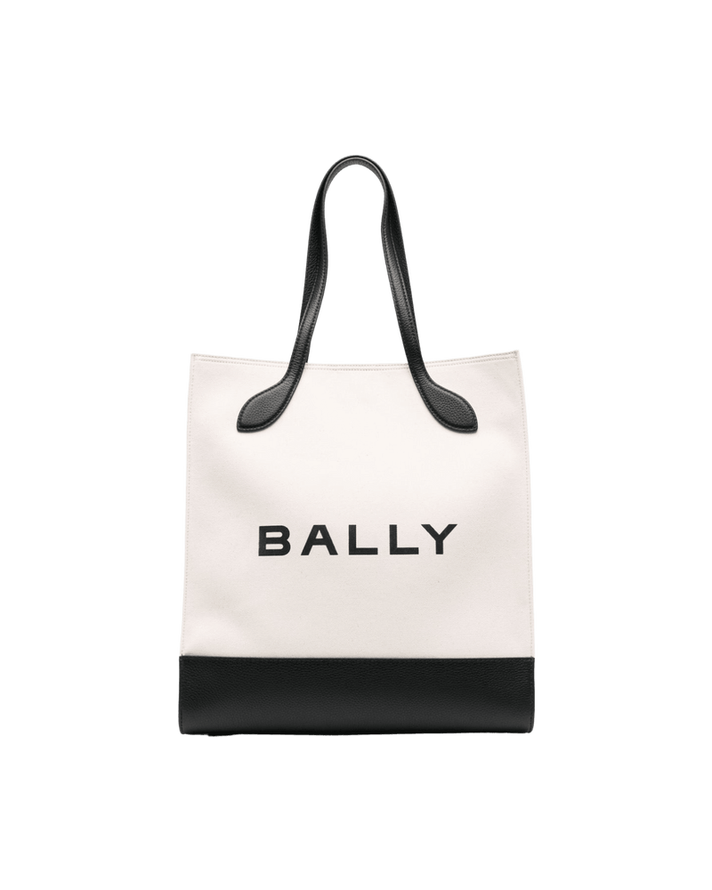 Bally Logo Print Tote Bag Glam Steals