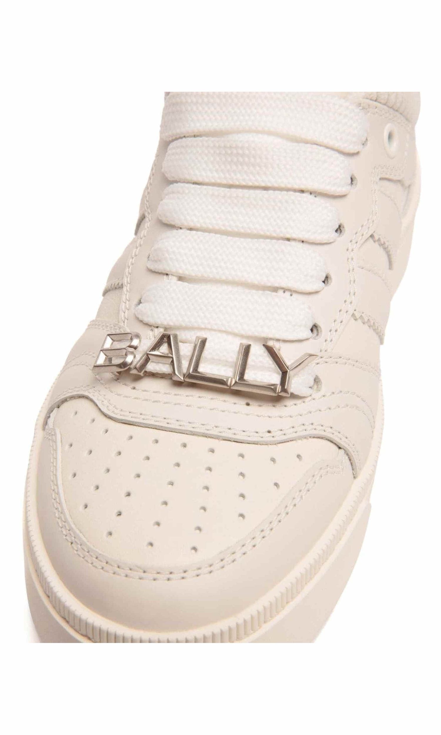 Bally White Sneakers Glam Steals