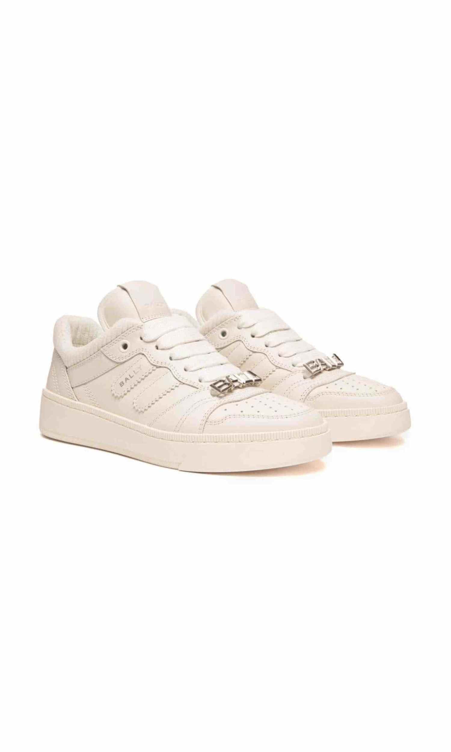 Bally White Sneakers Glam Steals