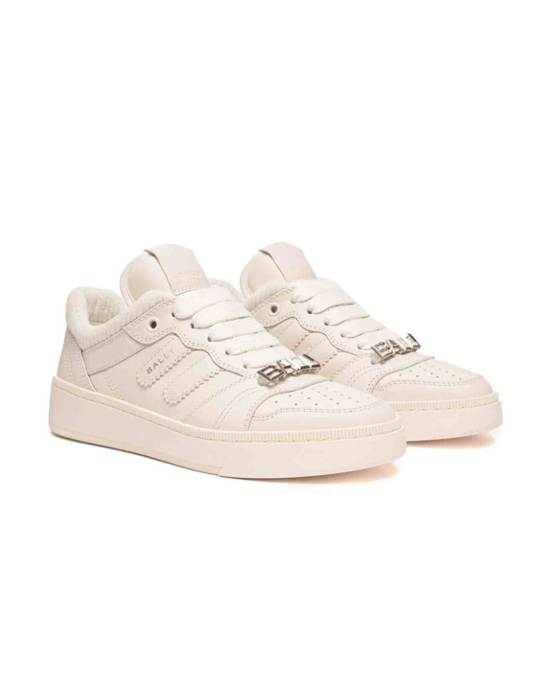 Bally White Sneakers Glam Steals