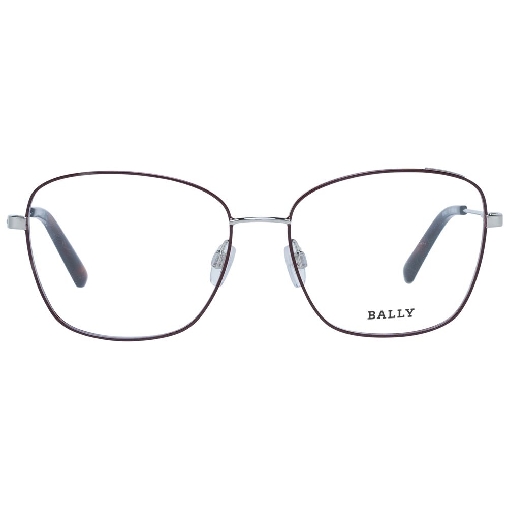 Bally Women Optical Burgundy Frame Glam Steals