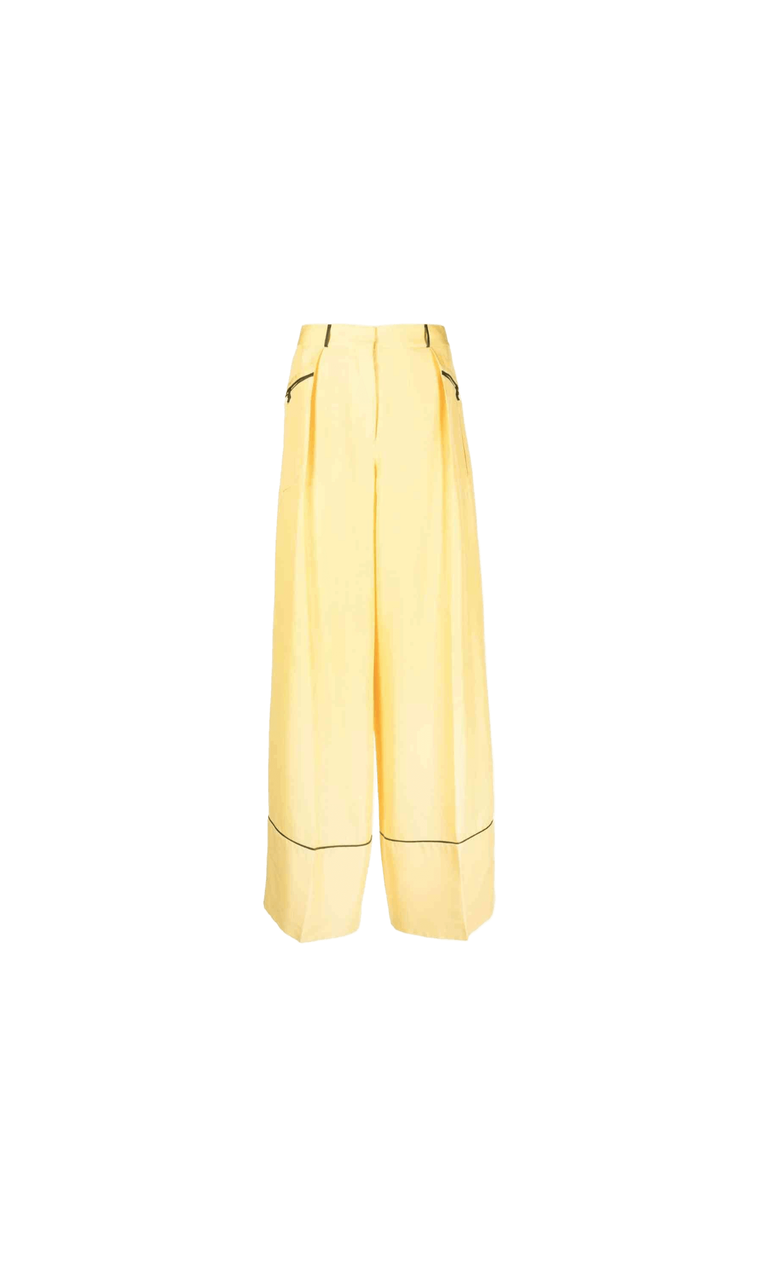 Bally Yellow Trouser Glam Steals