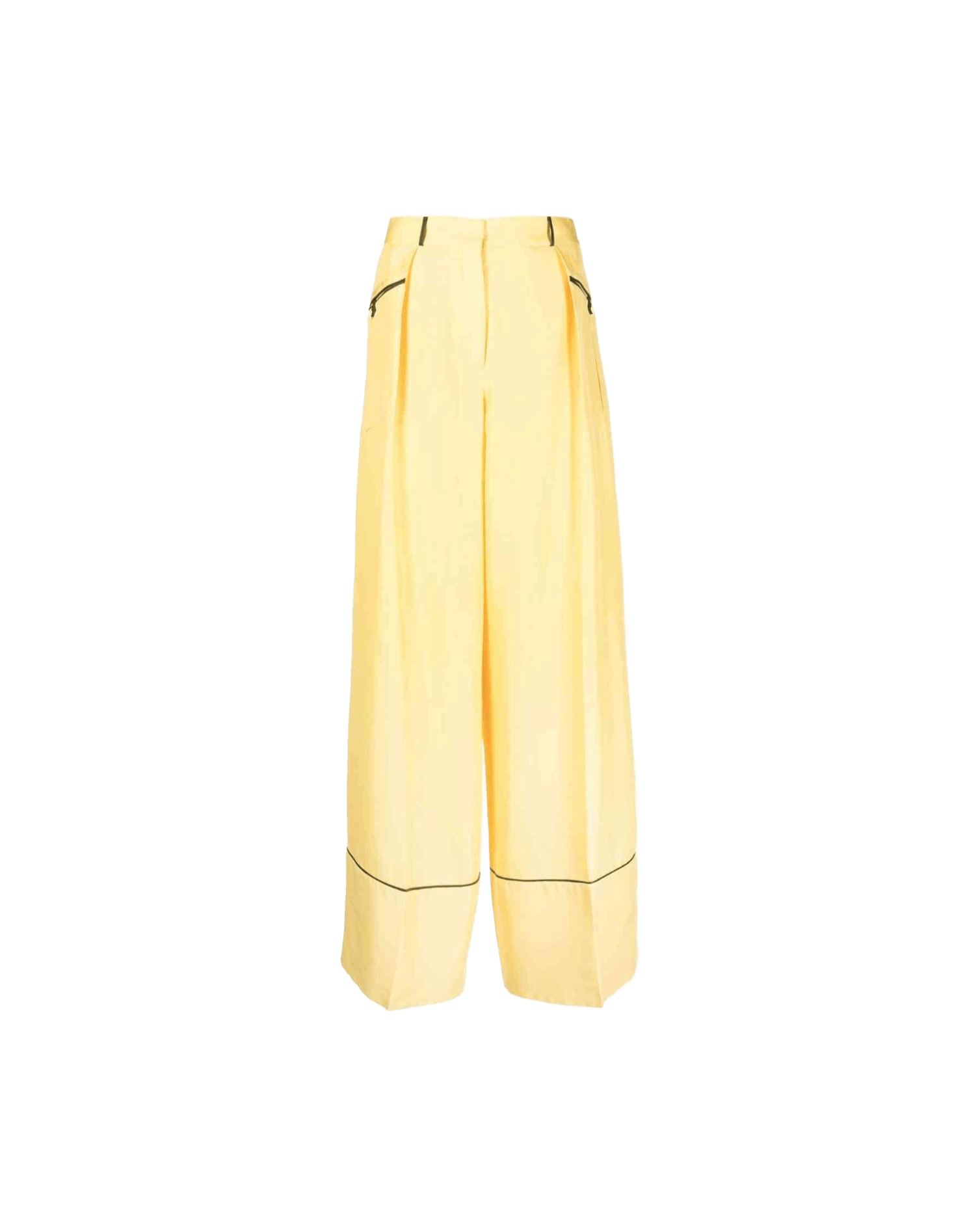 Bally Yellow Trouser Glam Steals