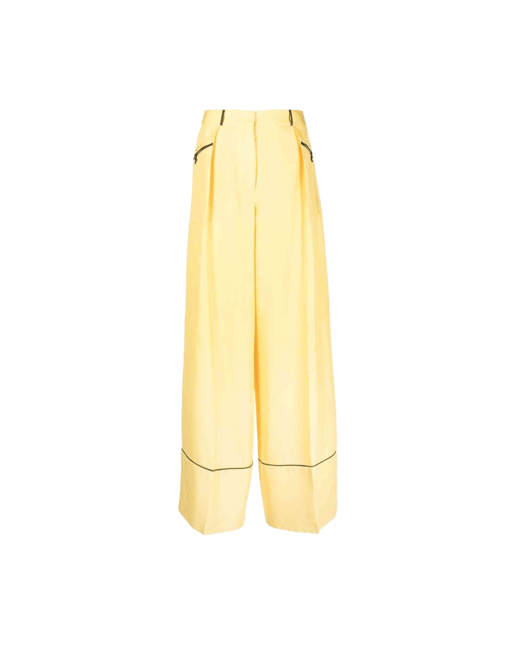 Bally Yellow Trouser Glam Steals