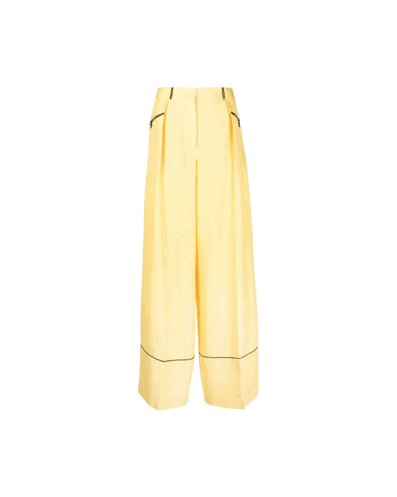 Bally Trousers Yellow Glam Steals