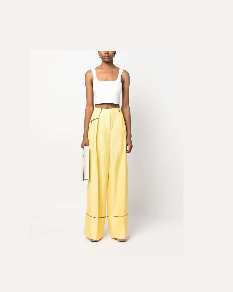 Bally Yellow Trouser Glam Steals
