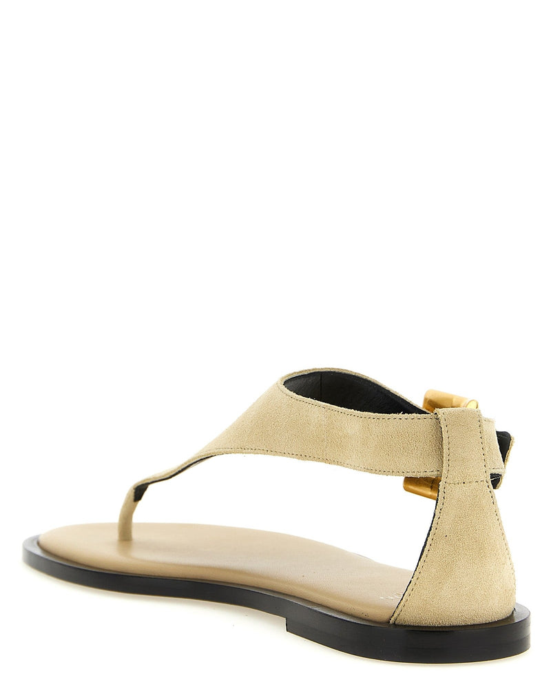 Balmain Anthem Sandals Glam Steals