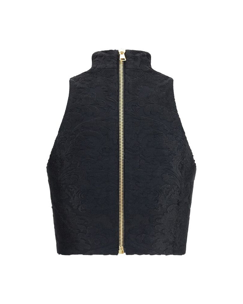 Balmain Baroque Crop Top Glam Steals