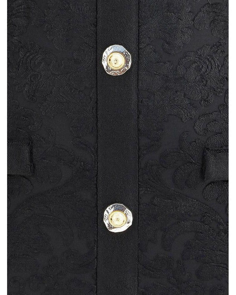 Balmain Baroque Short Dress Glam Steals