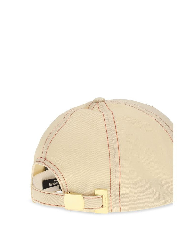 Balmain Beige Cotton Cap Glam Steals