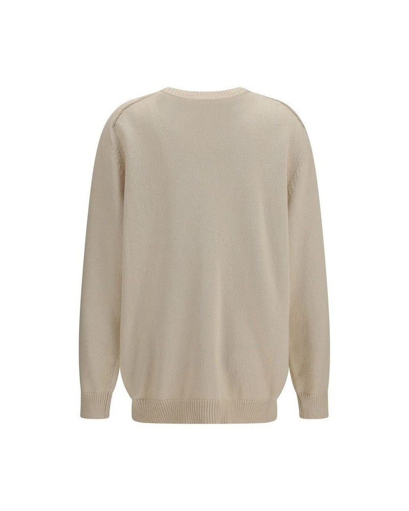 Balmain Beige Cotton Cardigan 