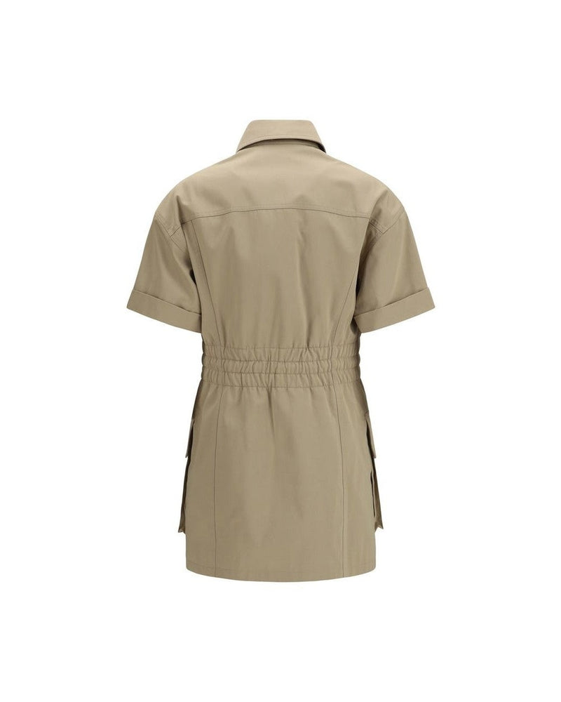 Balmain Beige Cotton Dress Glam Steals