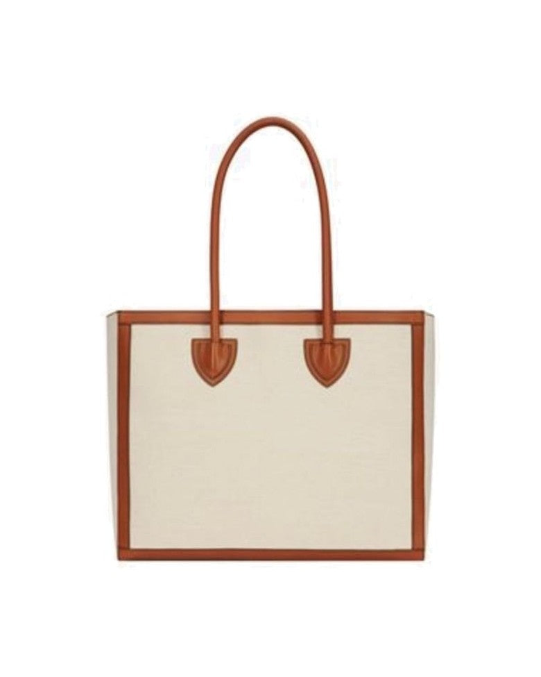 Balmain Beige Cotton Tote Bag 