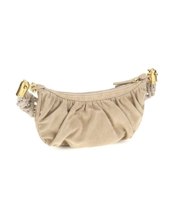 Balmain Beige Fabric Handbag Glam Steals