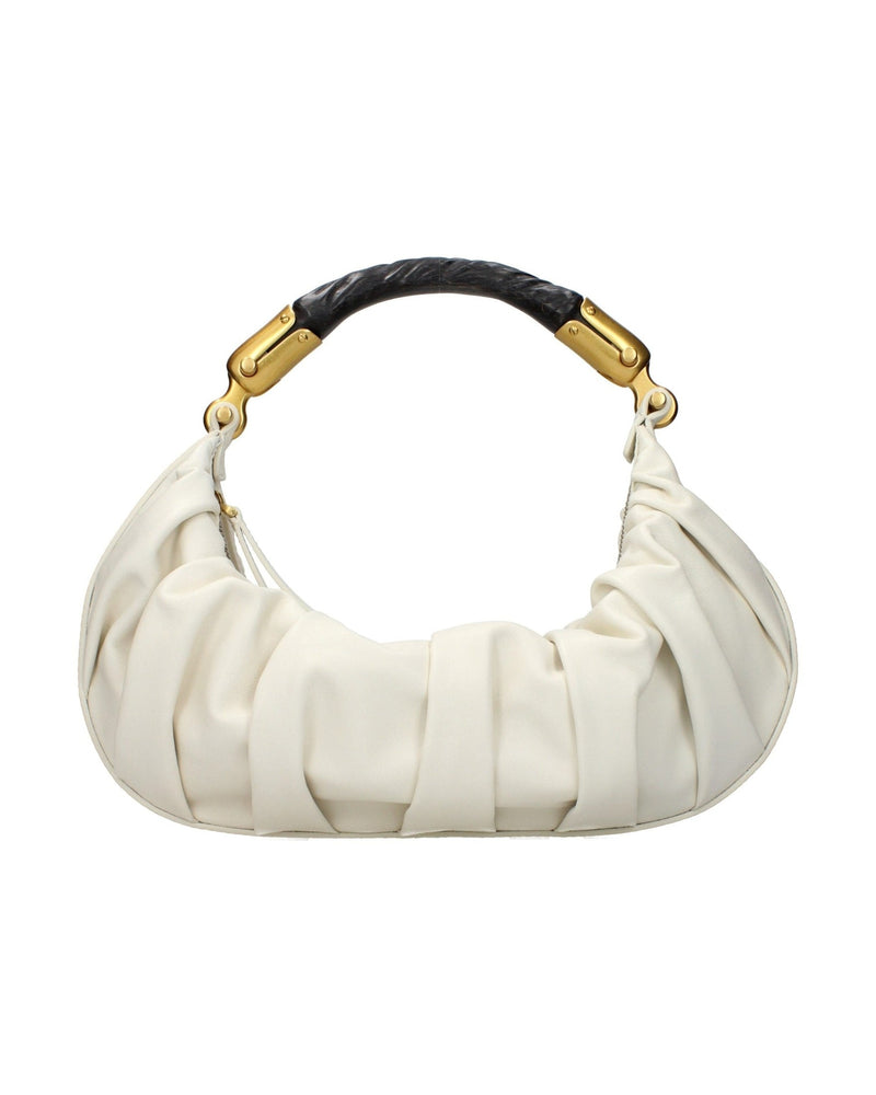 Balmain Beige Leather Handbag Glam Steals