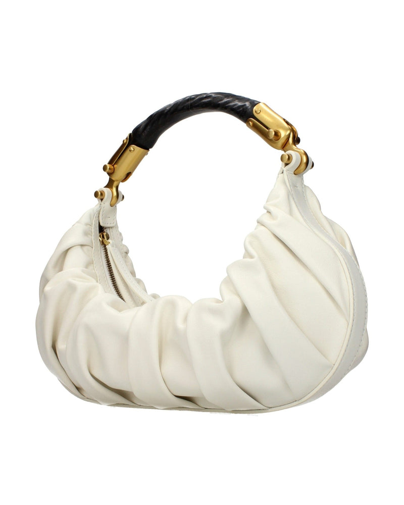 Balmain Beige Leather Handbag Glam Steals